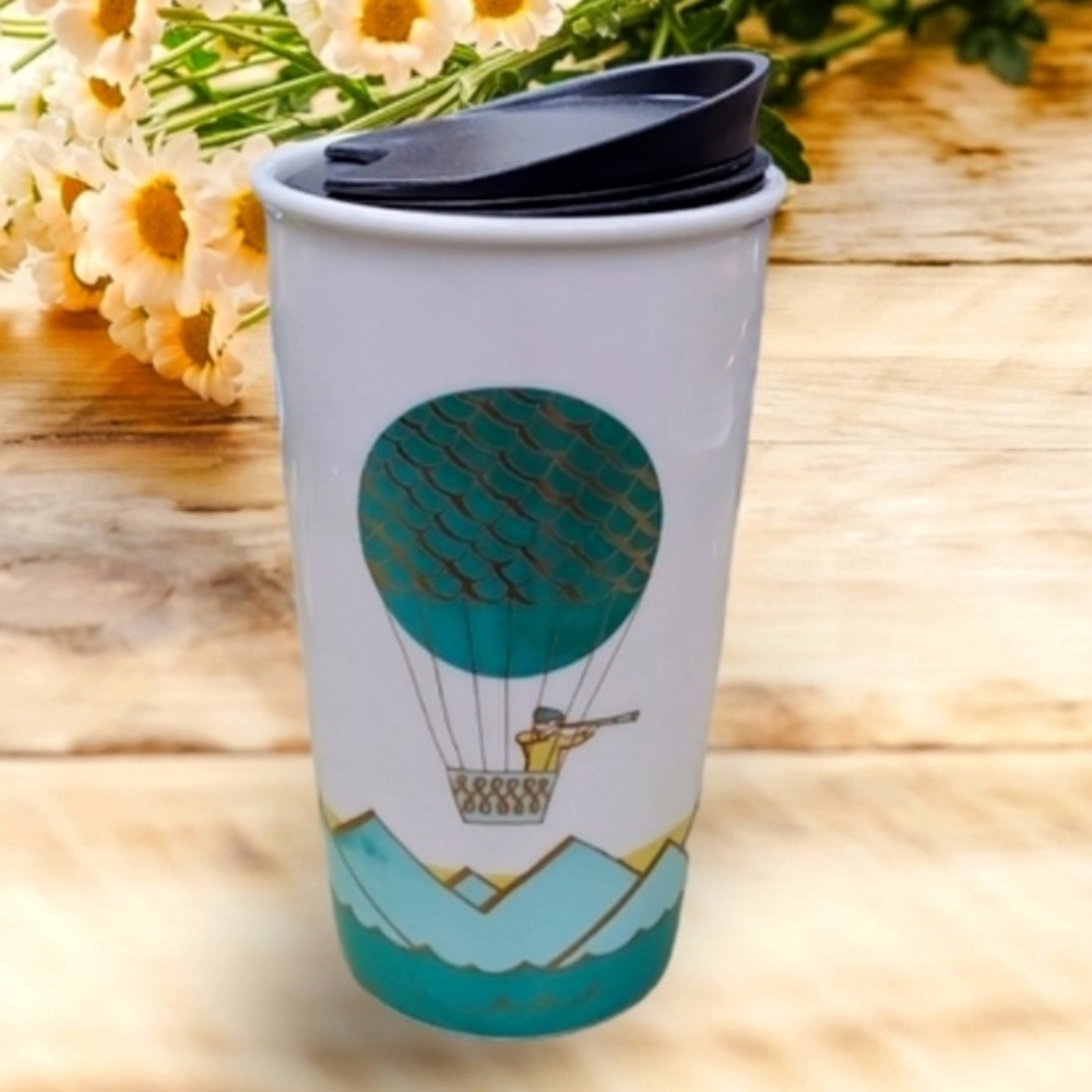 2014 Starbucks Hot Air Balloon with Lid New